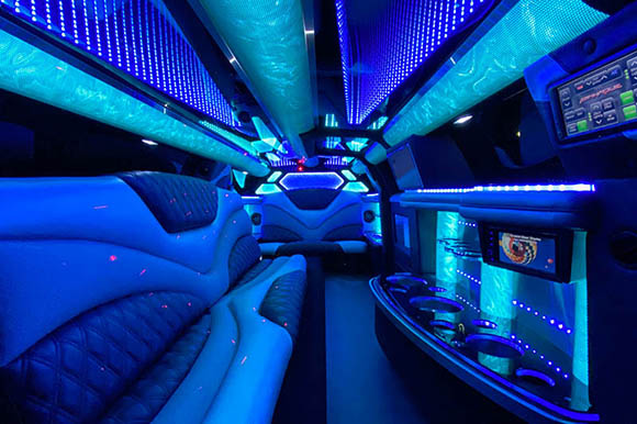 limo with cooler