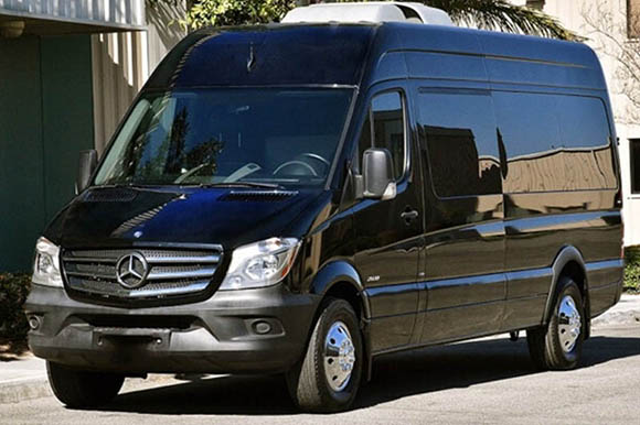 black sprinter van